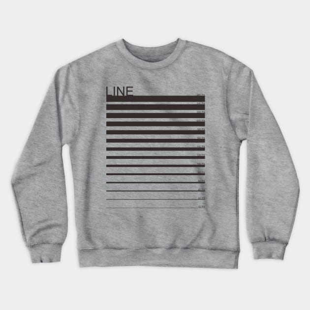 The Line Crewneck Sweatshirt by ganola